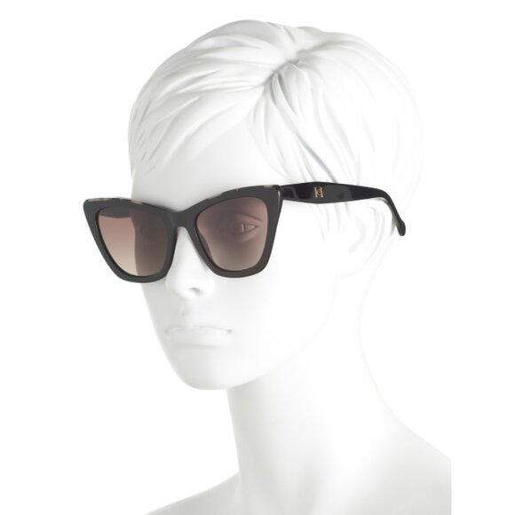 CAROLINA HERRERA Havana 55mm Cat Eye Sunglasses - Picture 2 of 2